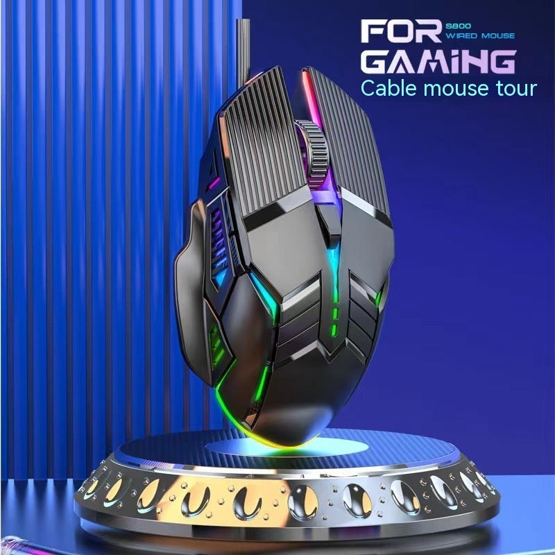 Wired Mouse 6D Colorful Dazzling