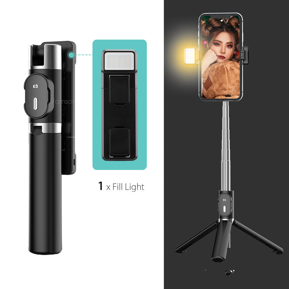 Bluetooth Fill Light Selfie Stick