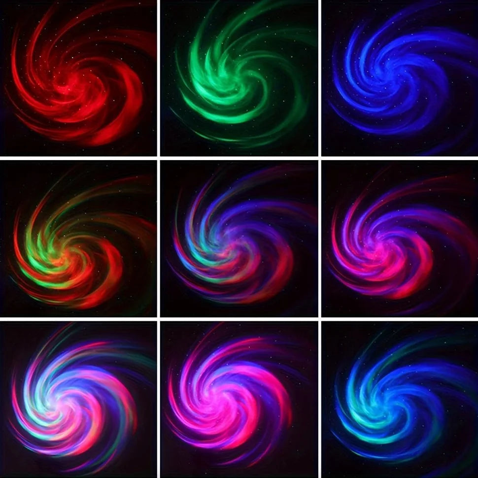 LED Galaxy Projector Light – Colorful Galaxy Sky Projector Bedroom Night Light for Kids Room, Christmas, and Party Decoration
