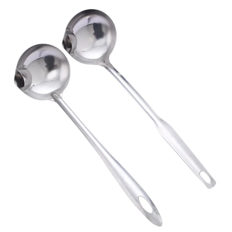 Stainless Steel Colander Spoon – Soup, Gravy, and Oil Separator